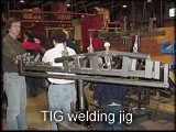 TIG welding jig.
