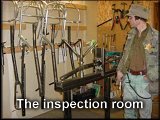 The inspection room. All construction flaws are attempted to be found here, before powder coating.