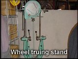 Real man's wheel truing stand.